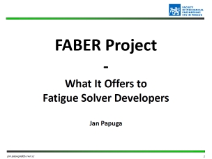 FABER for fatigue solver developers